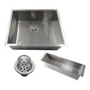Ver imagem 1 de Inox 60X40 Cuba Lavanderia C/Escorredor P Banheiro