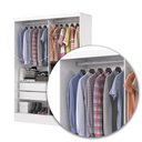 Ver imagem 7 de Guarda-Roupa Belem Plus 2 Portas de Correr 2 Gavetas com Espelho