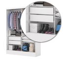 Ver imagem 6 de Guarda-Roupa Belem Plus 2 Portas de Correr 2 Gavetas com Espelho