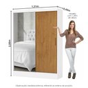 Ver imagem 3 de Guarda-Roupa Belem Plus 2 Portas de Correr 2 Gavetas com Espelho