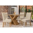 Ver imagem 3 de Kit 2 Cadeiras Sala Jantar 2cad129cn 2 Un Canela/suede Preto - Kappesberg