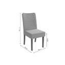 Ver imagem 2 de Kit 2 Cadeiras Sala Jantar 2cad129cn 2 Un Canela/suede Preto - Kappesberg