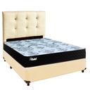 Ver imagem 1 de Cama Box + Colchão Casal Molas Ensacadas Life Gold Paropas + Cabeceira Estofada