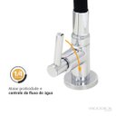 Ver imagem 4 de Torneira Cozinha Mesa Preta C62 Areajador Duplo Jato Gourmet