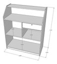 Ver imagem 2 de Balcão Caixa para Loja em Mdf Branco