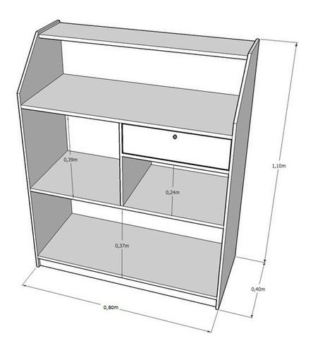 Balcão Caixa para Loja em Mdf Branco - 2