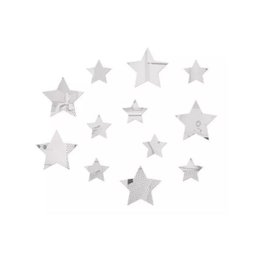 Espelho Decorativo Acrílico Estrelas 7cm Sala Quarto 12 Pçs - 1