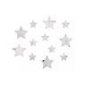 Espelho Decorativo Acrílico Estrelas 7cm Sala Quarto 12 Pçs - 1