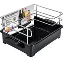 Ver imagem 1 de Suporte Porta Condimentos Temperos Azeite Vinagre Sal Preto Organizador Cozinha Bancada Multiuso