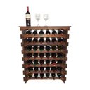 Ver imagem 1 de Adega para Vinho Tipo Mesinha C06 Pinheiro Americano Macico 77cm Imbuia Cevey Adegas e Artesanatos