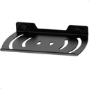Ver imagem 4 de Porta Sabonete Parede Banheiro Saboneteira Preto F.zmt