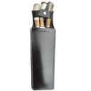 Ver imagem 2 de Kit Churrasco Artesanal Faca Chaira e Garfo e Bainha de Couro