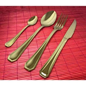 Faqueiro Dourado Victória 48 Peças