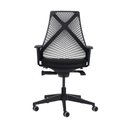 Ver imagem 5 de Cadeira Ergonômica Diretor Preta Giratória Ajustável