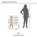 Ver imagem 3 de Balcão 3 Gavetas Pés Reguláveis Milão