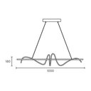 Ver imagem 3 de Lustre Pendente Taschibra Union Led Bivolt Dourado 3000k Luz Amarela 15051049