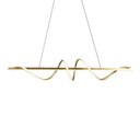 Ver imagem 2 de Lustre Pendente Taschibra Union Led Bivolt Dourado 3000k Luz Amarela 15051049