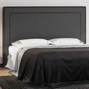 Ver imagem 5 de Cabeceira Cama Box Casal King 195cm P05 Berlim Cinza Escuro
