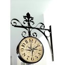 Ver imagem 5 de Relógio de Parede Vintage Dupla Face Estação de Trem Retro