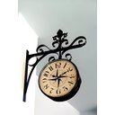 Ver imagem 4 de Relógio de Parede Vintage Dupla Face Estação de Trem Retro