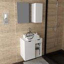 Ver imagem 3 de Conjunto Para Banheiro Gabinete Bn3605x02 Branco