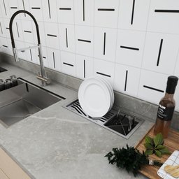 Escorredor Louça Aço Inoxidável Moderno Aço até 40l Luxo - 3