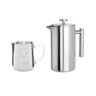 Cafeteira Prensa Francesa e Bule Leiteira Aço Inox 350ml - 1