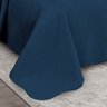 Cobre Leito Casal Roupa De Cama Colcha Kit 3 Peças - Azul-marinho - 4