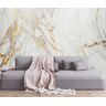 Adesivo Revestimento Porcelanato Mármore Mescla Gold Tons Cinza Dourado 2 Partes 95x250 Casa Harmoni - 2