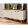 Buffet River 4 Portas Off White Nature - 4