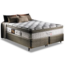 Cama Box Herval Imperatore Eco Bamboo Queen de 198cmx158cm - 1