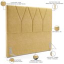 Ver imagem 7 de Cabeceira Cama Box Casal Queen 160 Cm Aurora W01 Couríssimo Fendi - Lyam Decor