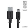 Cabo Usb a 2.0 Macho para Mini Usb B Macho 28awg Puro Cobre 3 Metros - Puanm2-3 - 4