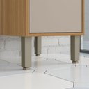 Ver imagem 6 de Balcão de Cozinha 40 Cm Colors 1 Porta 100% Mdf Freijó/níquel - Kits Paraná