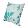 Capa de Almofada Jardim Florido Verde e Cinza 44x44cm - 2