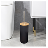 ESCOVA SANITARIA plastico preto/branco com bambu sanxia - 1