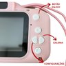 Câmera Fotográfica e Vídeo Digital Infantil Mini Criança Foto Rosa Importway Bw169rs - 4