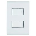 Ver imagem 1 de Placa 4x2+ 2 Interruptores Simples 10a-250v Branco Tramontina Branco - 250v