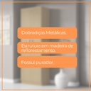 Ver imagem 6 de Armario Multiuso com Prateleiras 2 Portas New Banrô - Branco Tx