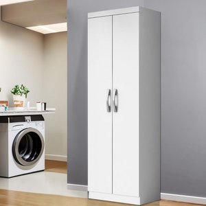 Armario Multiuso com Prateleiras 2 Portas New Banrô - Branco Tx