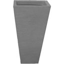 Ver imagem 5 de Kit 3 Vaso Planta 60x30 Trapézio Parede Polietileno BGPLASTICOS V17 CINZA CIMENTO 004