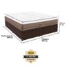 Cama Box Baú + Colchão Cashemire New King 193x203 King Star - 4