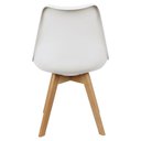 Ver imagem 5 de Kit 2 Cadeiras Eames Eiffel Leda Saarinen Design Branco para Mesa de Jantar Sala Cozinha Única Branc