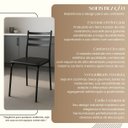 Ver imagem 4 de Cadeira para Mesa de Jantar Cozinha Assento Estofado Isa Floral