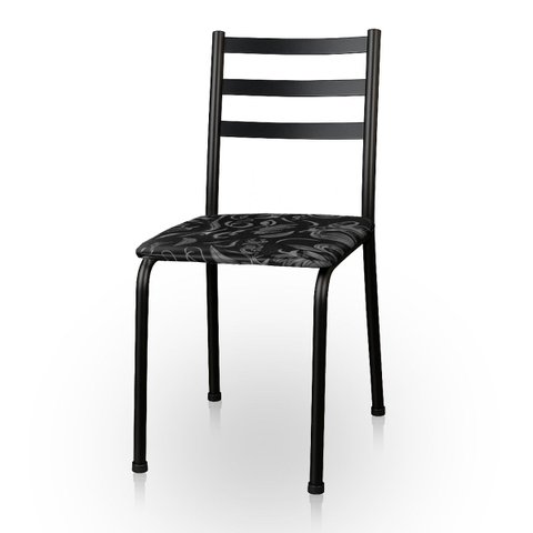Cadeira para Mesa de Jantar Cozinha Assento Estofado Isa Floral
