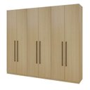 Ver imagem 1 de Guarda Roupa Casal Modulado 238cm com 6 Portas e 3 Gavetas Nero 2064 Genialflex