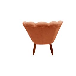 Poltrona Cadeira Pétala Penteadeira - Dritex:suede Terracota - 3