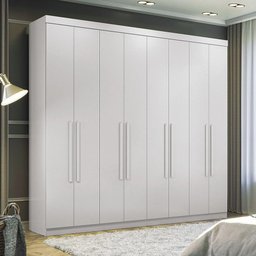 Guarda Roupa 8 Pt e 4 Gv Master New Santos Andirá Branco - 1
