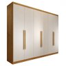 Guarda-roupa Casal Madalena 6 Portas 6 Gavetas 100% Mdf - Panorama Móveis - 3