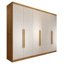 Ver imagem 3 de Guarda-roupa Casal Madalena 6 Portas 6 Gavetas 100% Mdf - Panorama Móveis
